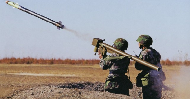 Kitajski prenosni protiletalski raketni sistem FN-6