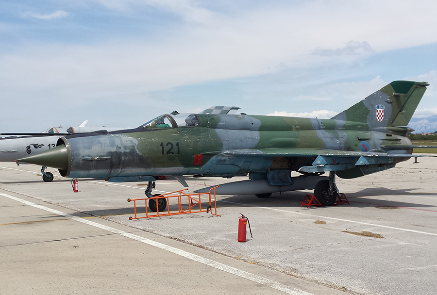 Hrvaški MiG-21 - Pilot se je katapultiral