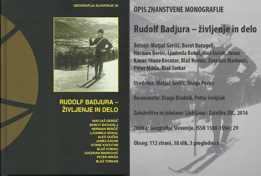 Knjiga Rudolf Badjura - življenje in delo