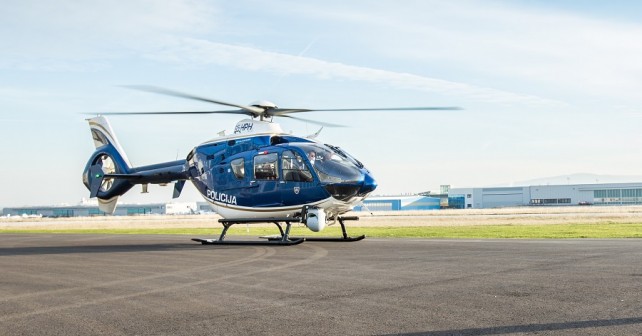 Helikopter EC135 slovenske Policije