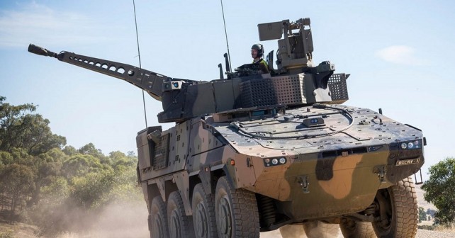 Oklepno vozilo boxer 8x8 na testiranjih v Avstraliji