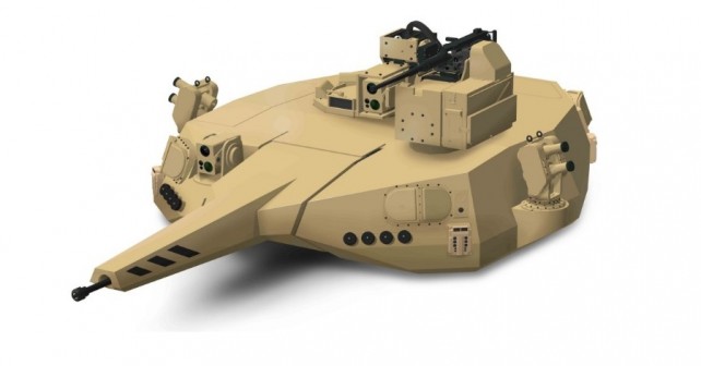 Modularna kupola T2000 za orožje srednjega kalibra