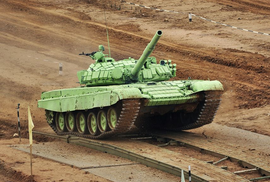 Tankovski biatlon – tank T-72