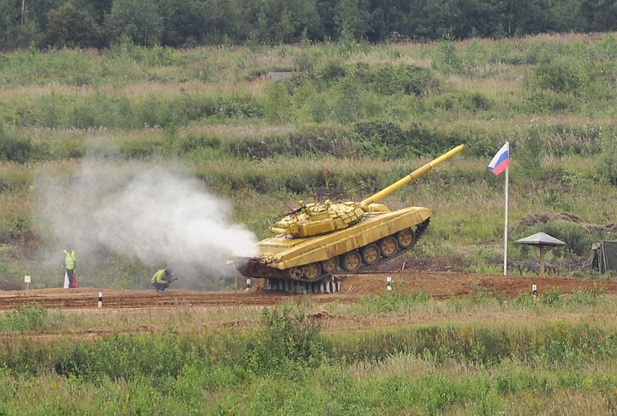 Tankovski biatlon – tank T-72