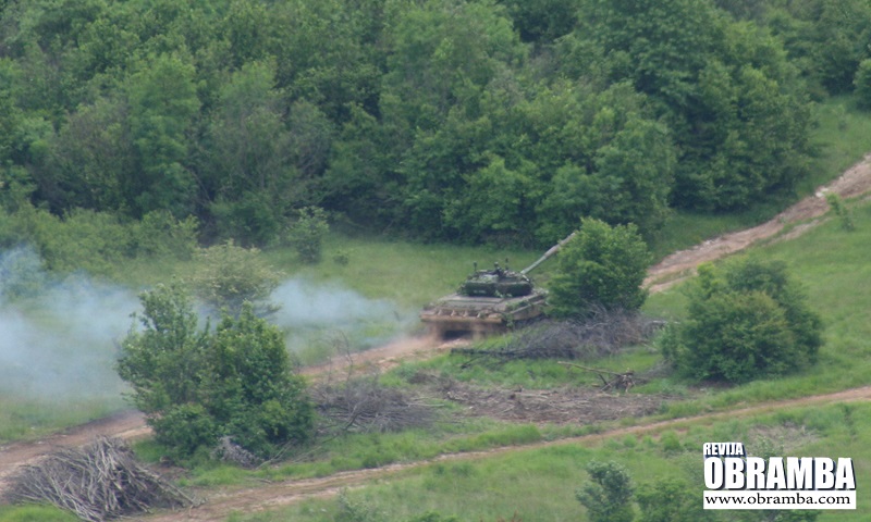 MBT M-84- Slovenska vojska Premik 2013