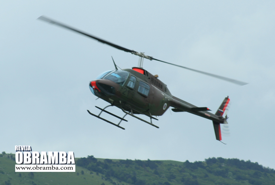 Helikopter Bell-206 - Slovenska vojska Premik 2013