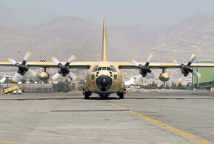 Iransko vojaško transportno letalo C-130 hercules