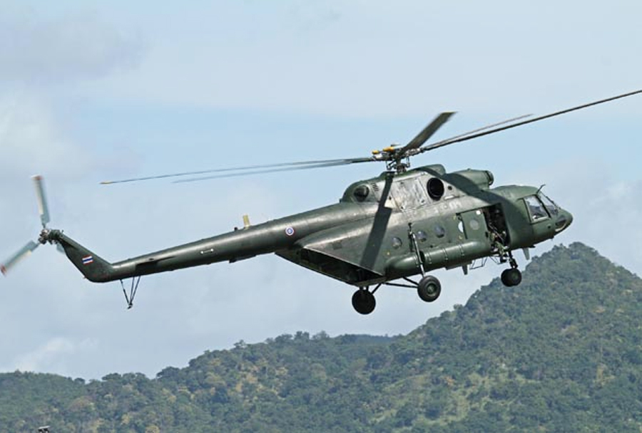 tajski vojaški helikopter Mi-17V5
