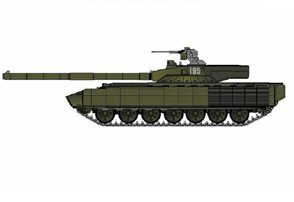 Т 90 рисунок сбоку